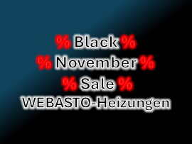 Webasto BLACK NOVEMBER SALE