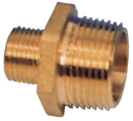 Allpa Messing Reduzierstück, 1/2"X3/8"