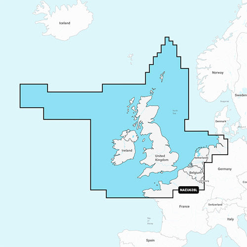 Navionics MSD/NAV+ Large EU628L Großbritannien, Irland und Holland