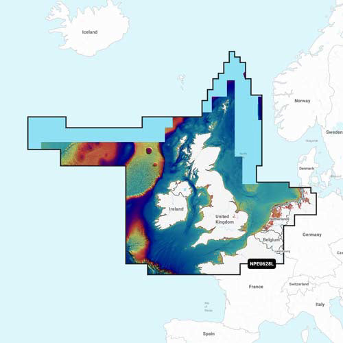 Navionics MSD/Platinum+ Large NPEU628L Großbritannien, Irland und Holland