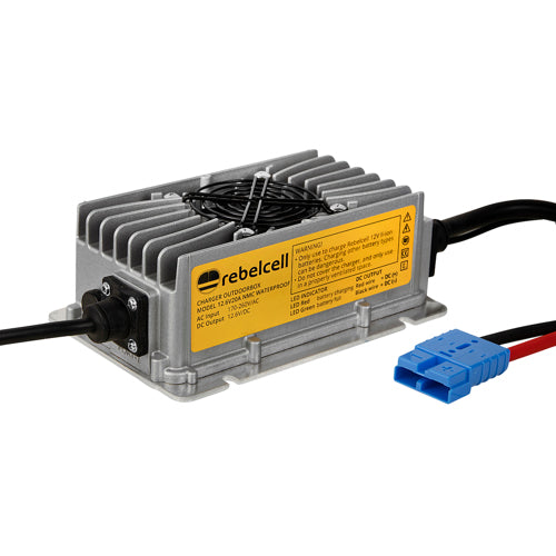 Rebelcell Ladegerät Outdoorbox wasserdicht 12,6V 20A (für alle Outdoorboxen)