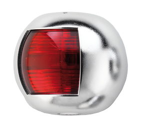 Allpa Positionslaterne, Verchromtes Gehäuse; Rot, 112.5°