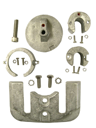 Allpa Aluminium Anode Kit Navalloy, Bravo-1, 1988 - Present