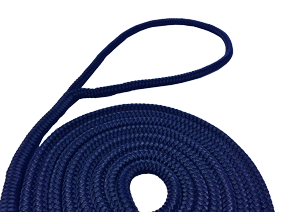 Allpa Fenderleinen Handgearbeitet T16 + Spleiß 8mm, Blau, L=2m