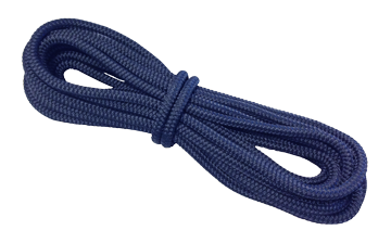 Allpa Festmacher Geflochten Handgearbeitet T16 + Spleiß 10mm, Dunkelblau, L=6,5m