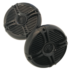Allpa Wasserdichter Lautsprechersatz, 200w, Ø165mm, Schwarz (Satz Von 2)