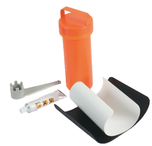 Allpa Reparatursatz Für Allpa Schlauchboot (Dunkelblau) (Für Pvc Boote)