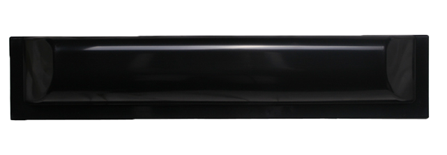 Allpa Stegfender Groß, Gerade, 60x500mm, Schwarz