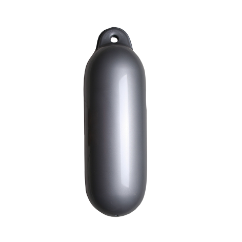 Allpa Fender Tropfenmodell, Ø240mm, L=700mm, Silber (Größe 4) (Aufblassbar Mit Kugelventil)