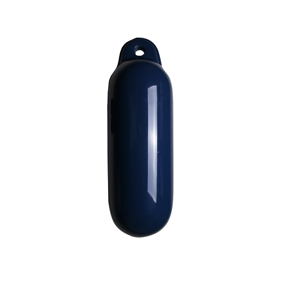 Allpa Fender Tropfenmodell, Ø150mm, L=580mm, Navy (Größe 2) (Aufblassbar Mit Kugelventil)