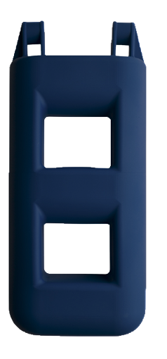Allpa Treppenfender 25x12x55cm, Navy, Zweistufig
