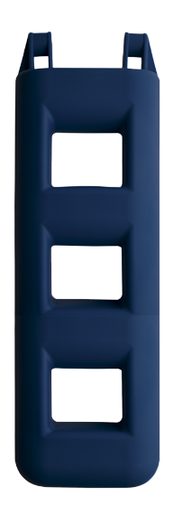 Allpa Treppenfender 25x12x55cm, Navy, Dreistufig