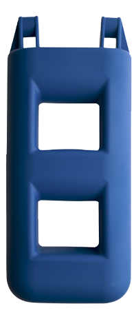 Allpa Treppenfender 2-Stufen, 250x120x550m, 3kg, Blau
