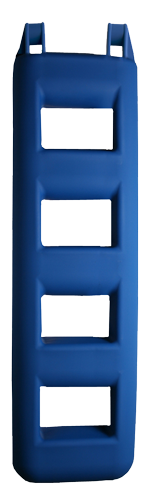 Allpa Treppenfender 4-Stufen, 250x120x950m, 5kg, Blau