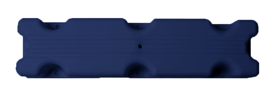 Allpa Blockfender, 100x12x7cm, 1,8kg, Dunkelblau (Größe 2)