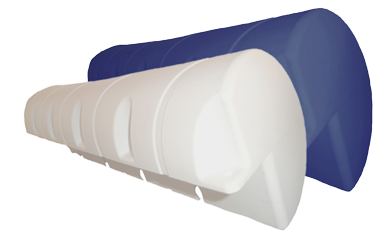 Allpa Dockfender, 1000x190x190mm, 3,6kg, Dunkelblau (Größe 1)