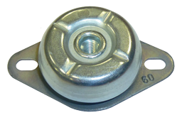 Allpa Equi-Frequency Motorlager, 60° Shore, Gewinde M8, Abm. 85x54x25mm, Max. 600n (Steifheit 180n/Mm)