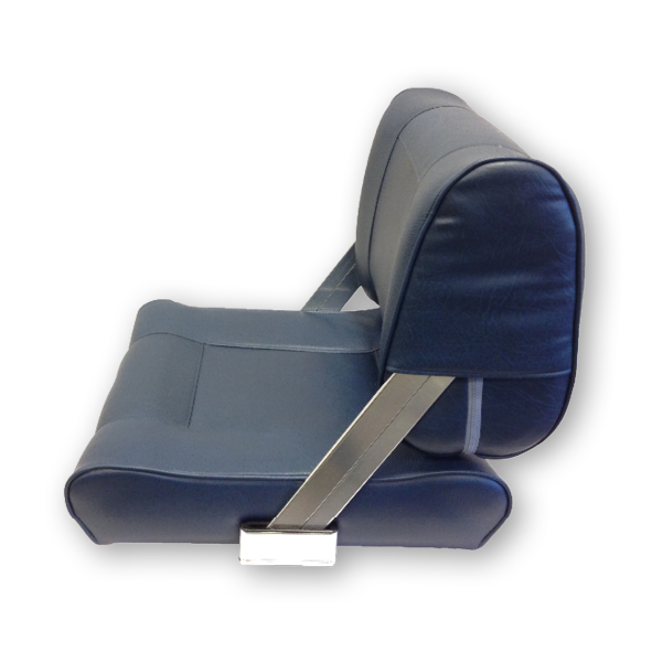 Allpa Steuerstuhl Modell 'Athene' Flip-Back Seat; Ohne Stuhlbein; Blau