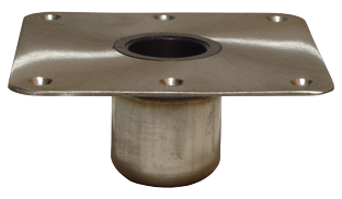 Allpa Taper-Lock Serie, Power-Rise Sit Down Einbau Fuß 9" (229mm), Rund