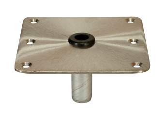 Allpa Hi-Lo Fuß 7"X7" (178x178mm), Satiniert