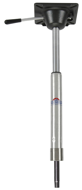 Allpa King-Pin Power Rise Sit Down 360°, 16" Bis 22", Fuß Satiniert