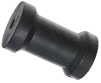 Allpa Kielrolle, L=127mm, Bohrung Ø16mm (Gegossenem Gummi)