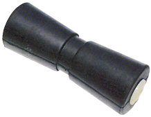 Allpa Kielrolle, L=432mm, Bohrung 16mm, Extra Schwer Mit Nylon Lagerbuchsen (Hochwertigem Gummi)