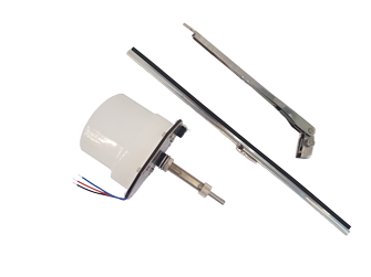 Allpa Scheibenwischermotorsatz Modell 'Golf', 12v - 90° Motor, Arm, Wischerblatt