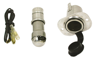 Allpa Niro Zigarettenanzünder Mit Beleuchtung, Stecker, Anzünder Und Kabeln, Ingnition 15a, Solenoid 30a