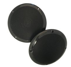 Allpa Wasserbeständiger Lautsprechersatz, 60w, 2-Weg, Lochmaß Ø120mm, Schwarz