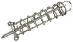 Allpa Niro Ruckdämpfer, Ø6mm, A=380mm, B=62mm