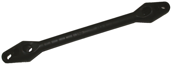 Allpa Gummi Ruckdämpfer, Tau Ø12-15mm, A=490mm, B=112mm, C=28mm