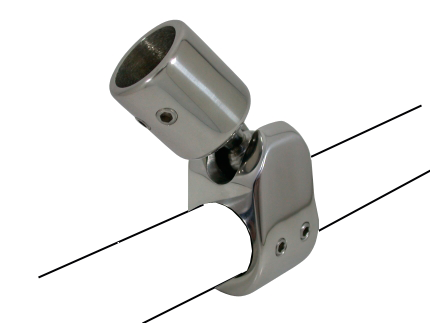 Allpa Niro Schwenkbares Abnehmbares Endstück, Für 7/8" Rohr (22,25mm), A=22,4mm, B=97mm, C=22mm