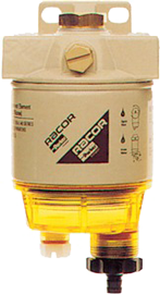 Racor Spin-On Filter Mit Wasserseparatoren Und Klarsichtbehälter, Modell 230r30 New 200 Series