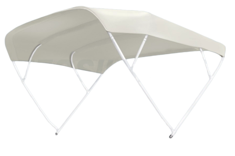 Allpa Sonnen-Top Modell 'Sixty', Weiß, 300x156x252cm; Aluminium Streben