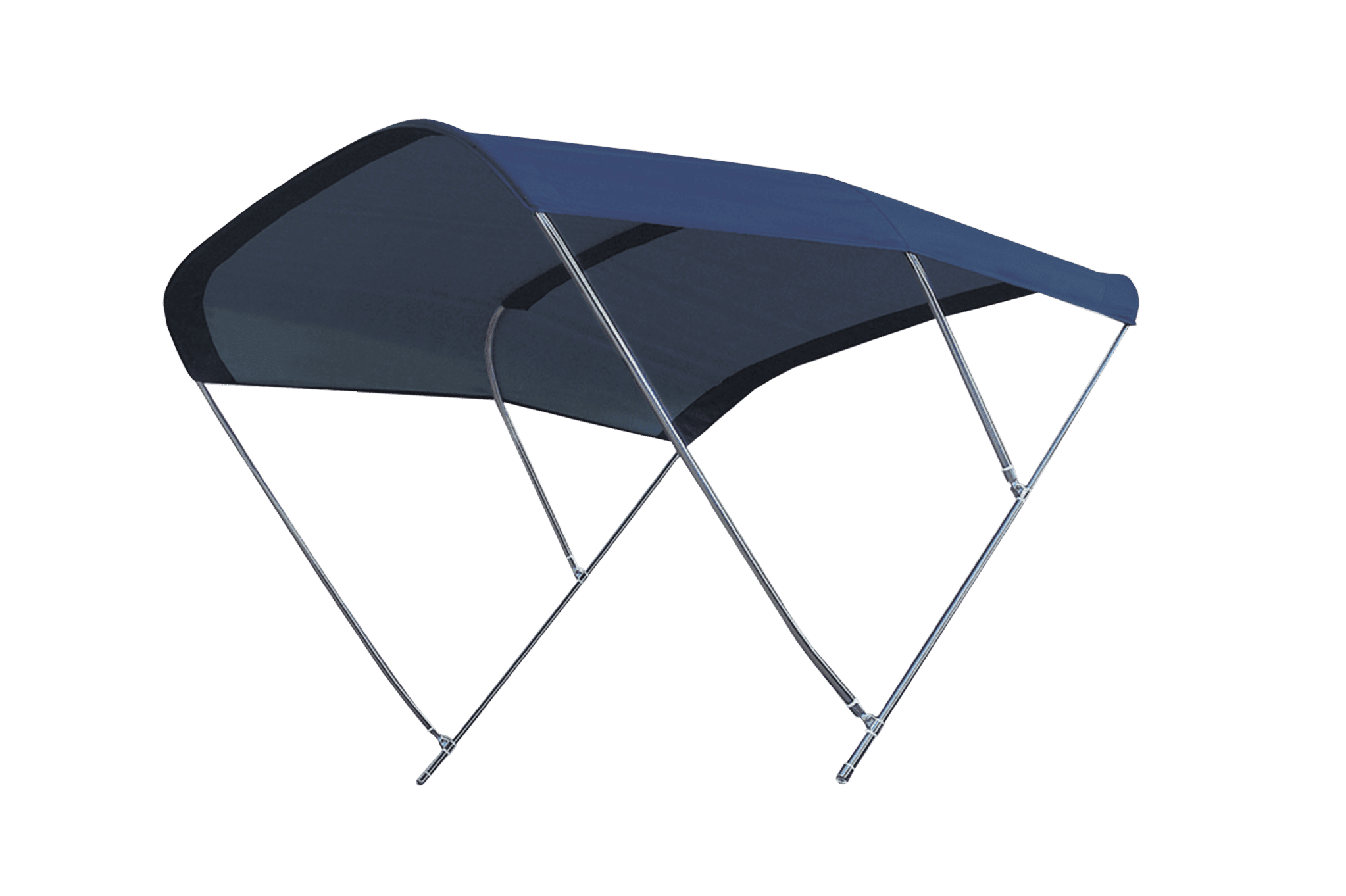 Allpa Sonnen-Top Modell 'Biminox', Blau, 170x200x140cm, Niro Streben