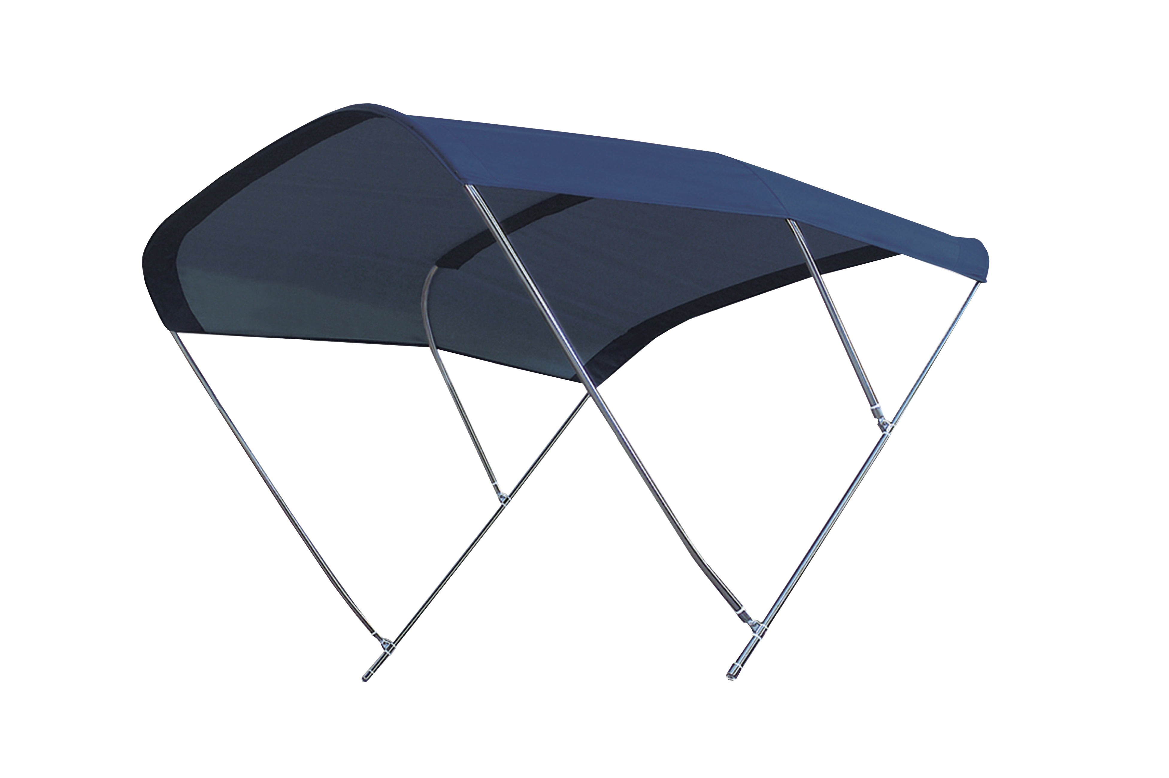 Allpa Sonnen-Top Modell 'Biminox', Blau, 200x200x140cm, Niro Streben