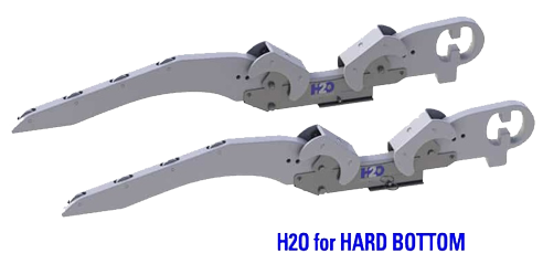 Hurley H2o Davit System 10" Mount Hard Bottom With Foot Plate To Permanently Mount To Swim Platform