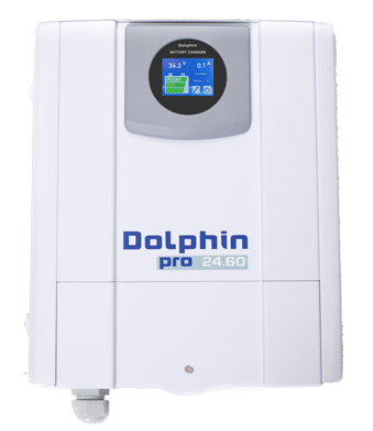 Allpa Batterielader 24v - 60a, Modell 'Dolphin Pro Touch View'