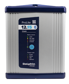 Allpa Dolphin Prolite Batterielader, Ip65, 12v, 15a, 2x Ausgang