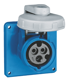 Allpa Cee-32a Wandeinbaustecker, 32a/230v, Weiblich, Mit Schraubdeckel, Ip67