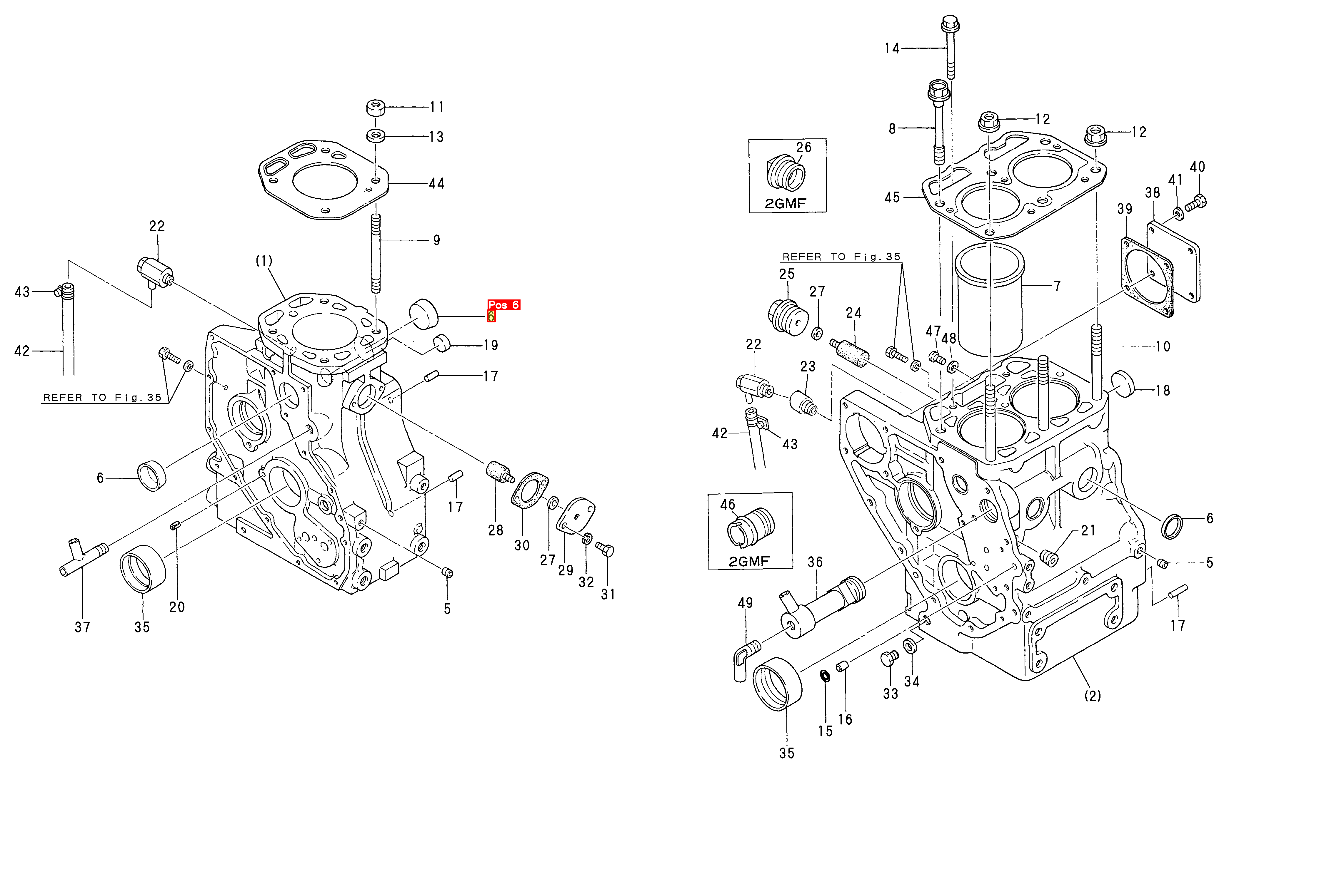 Yanmar Froststopfen / Plug