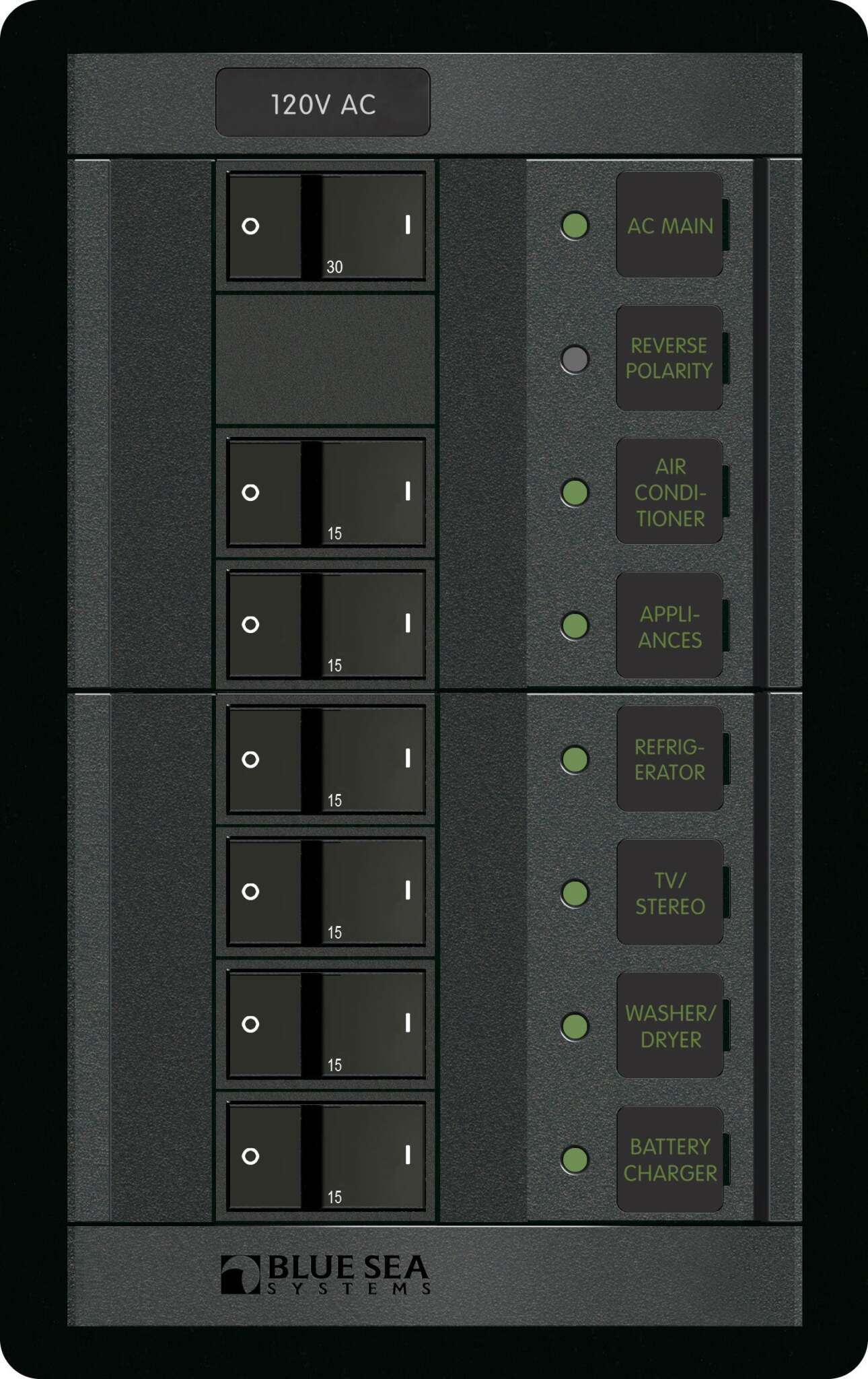 Panel 360 120VAC 6pos with Main FR