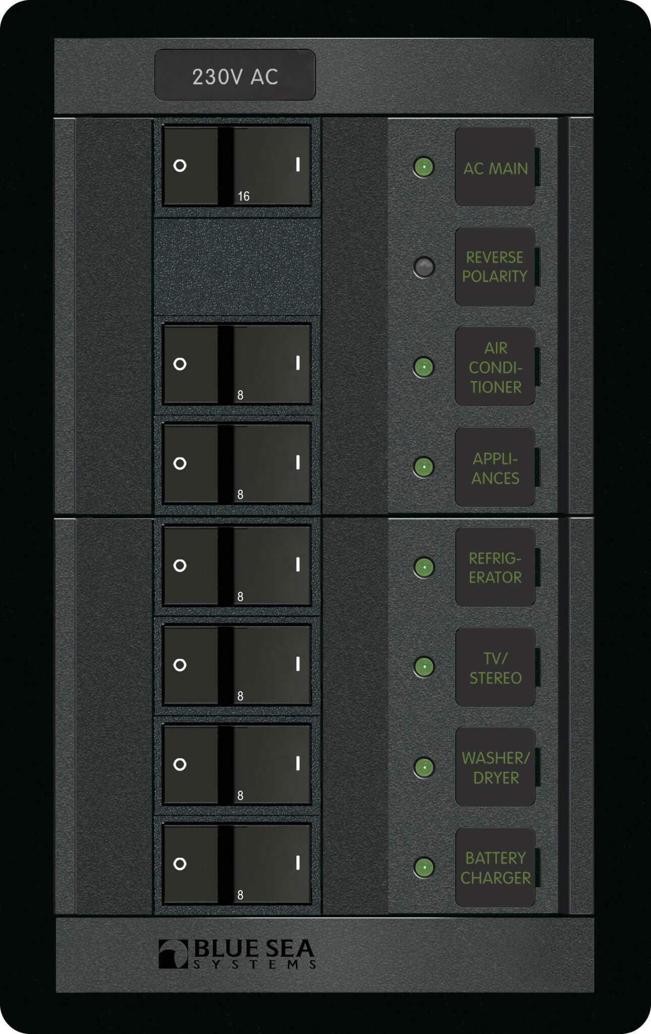 Panel 360 230VAC 6pos with Main FR