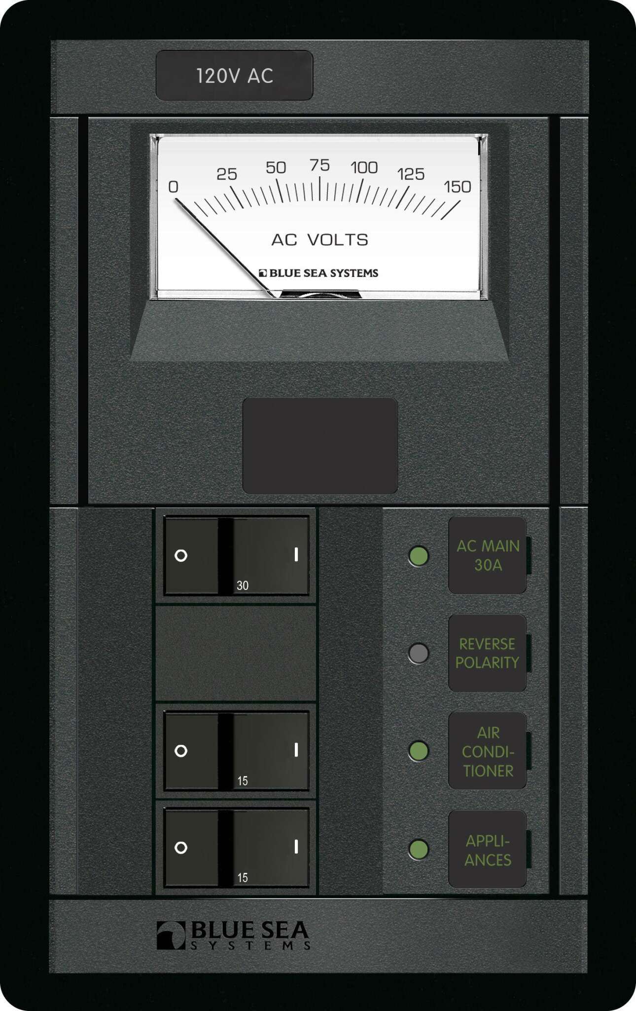 Panel 360 120VAC 2pos w/Main VMtrFR