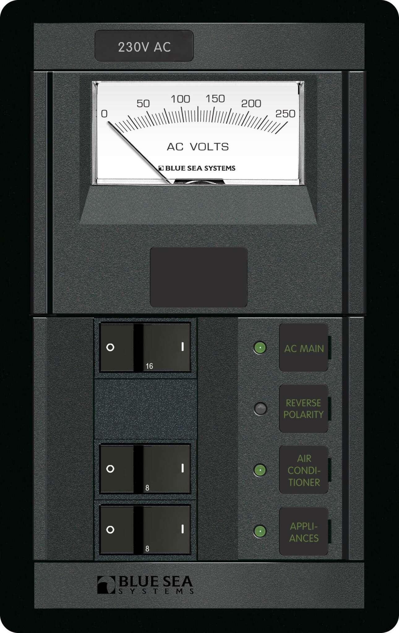 Panel 360 230VAC 2pos with Main VoltmeterFR