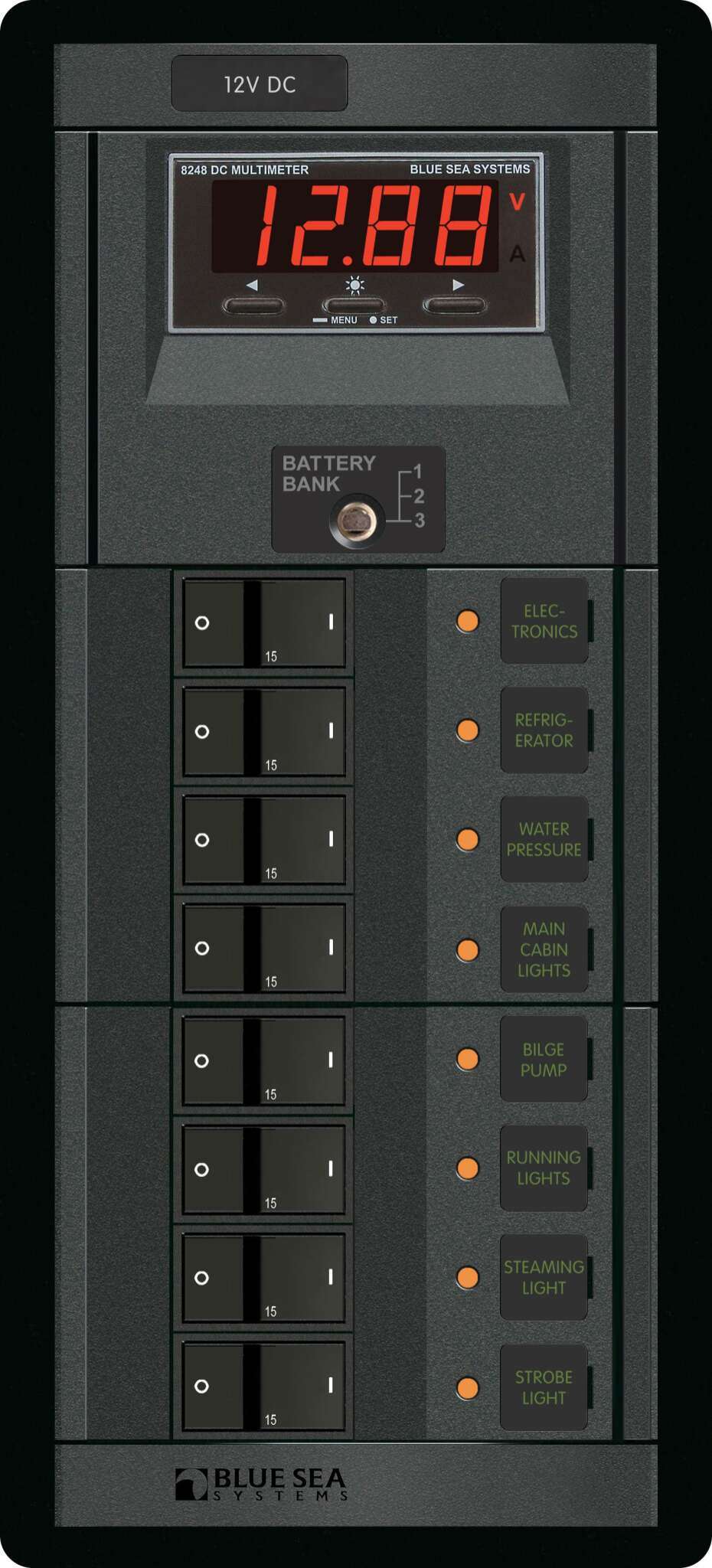 Panel 360 12VDC 8pos DMM FR
