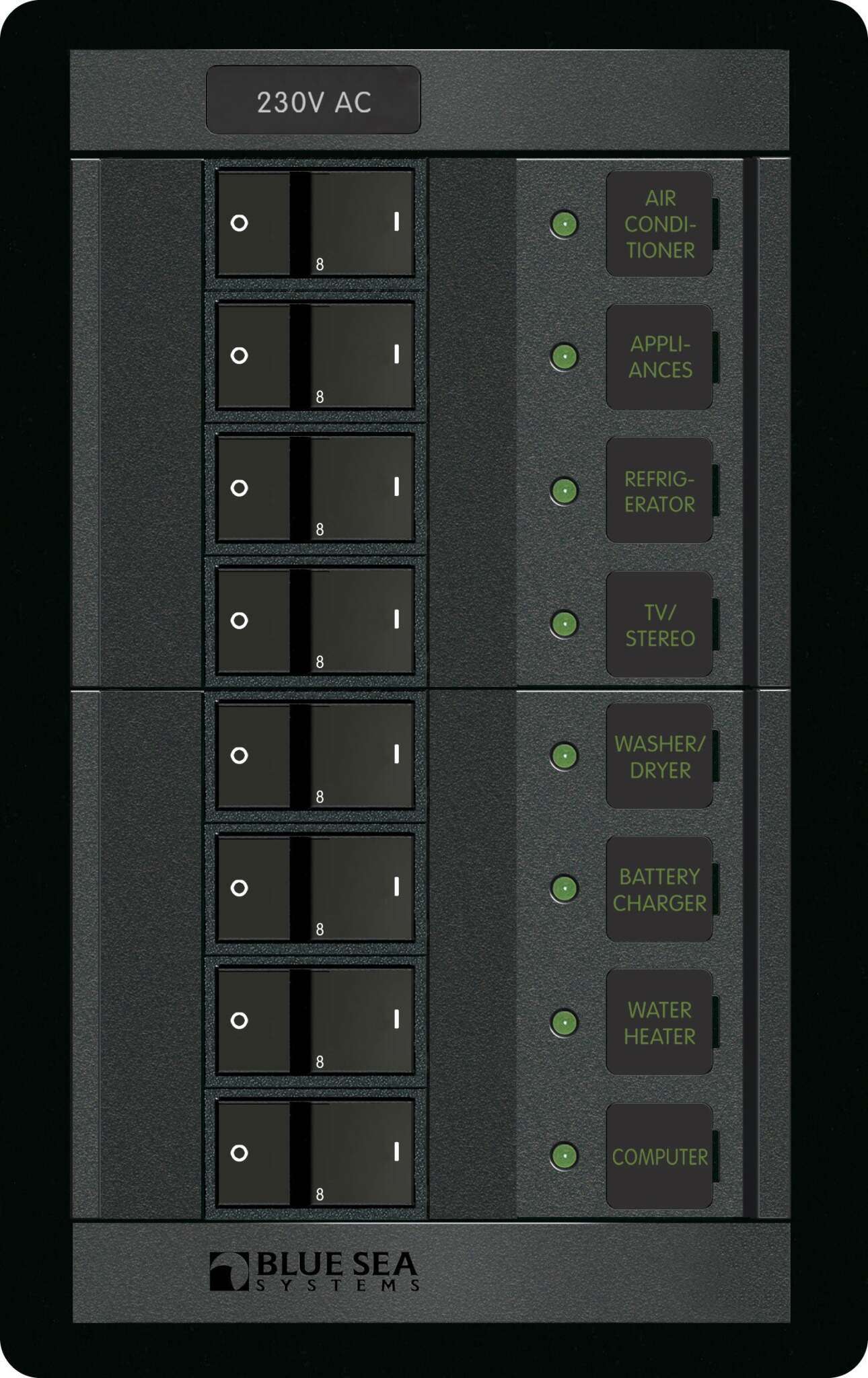 Panel 360 230VAC 8pos RR