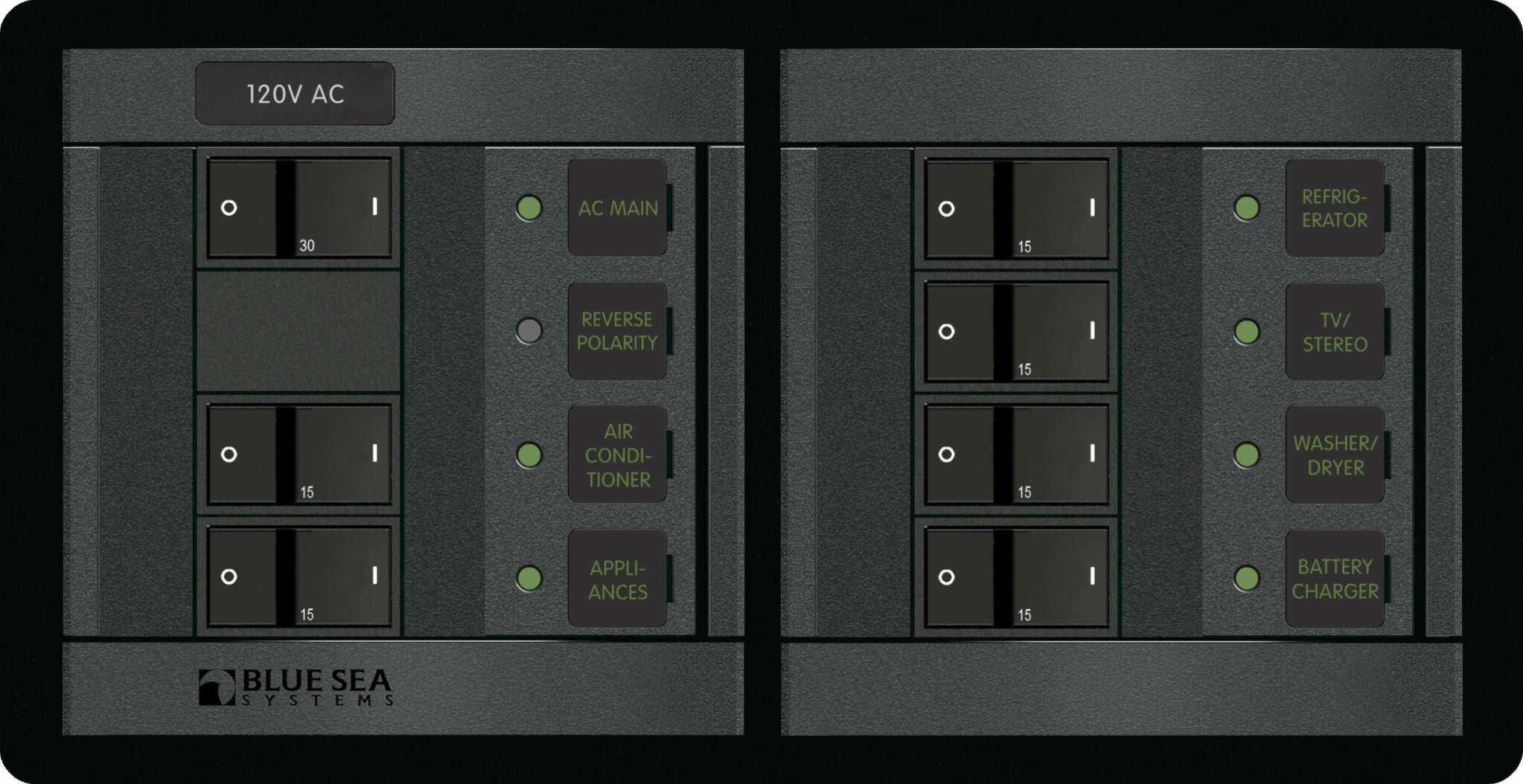 Panel 360 120VAC 6pos with Main FR H