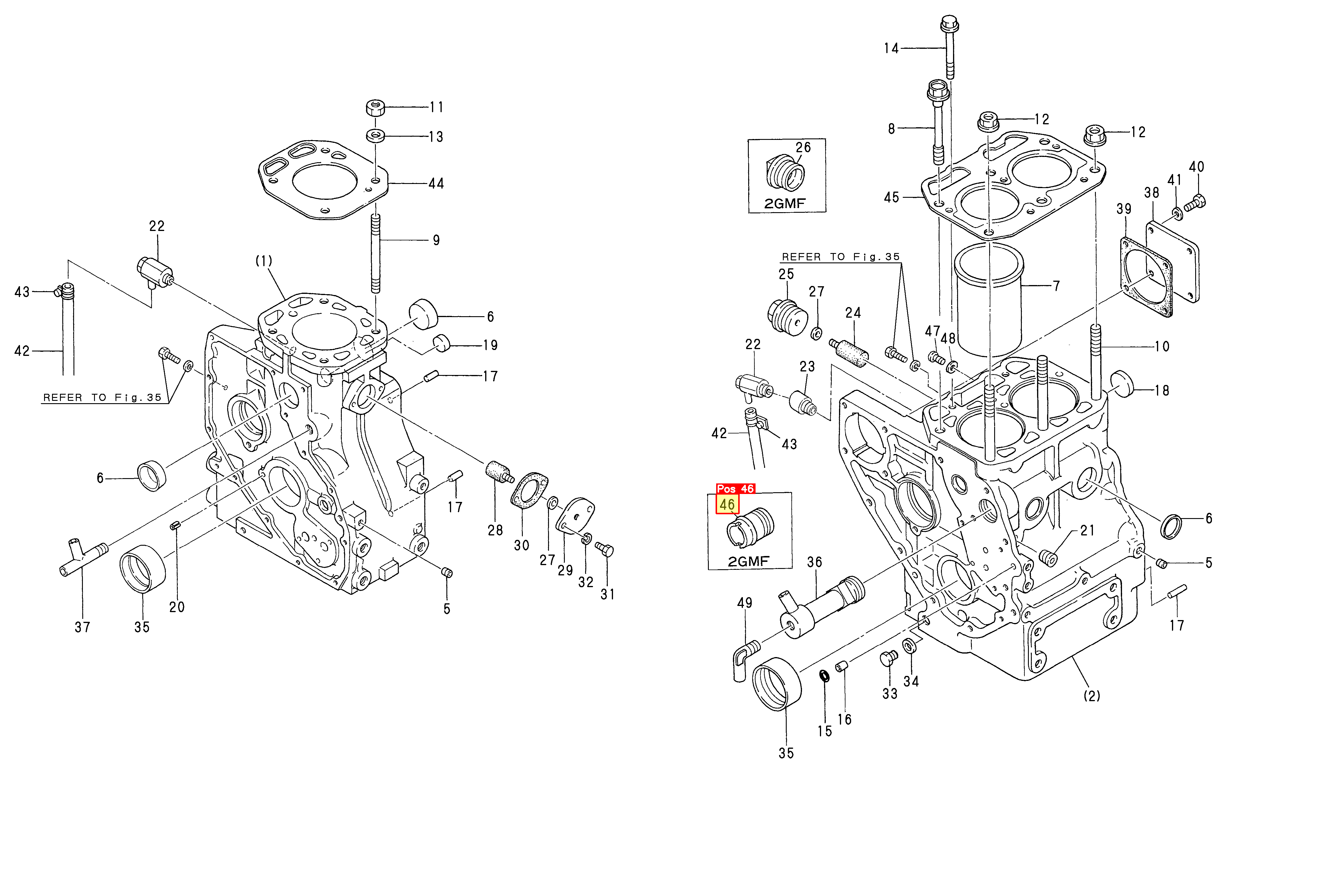 Yanmar Schlauchanschluss
 / Joint Pipe